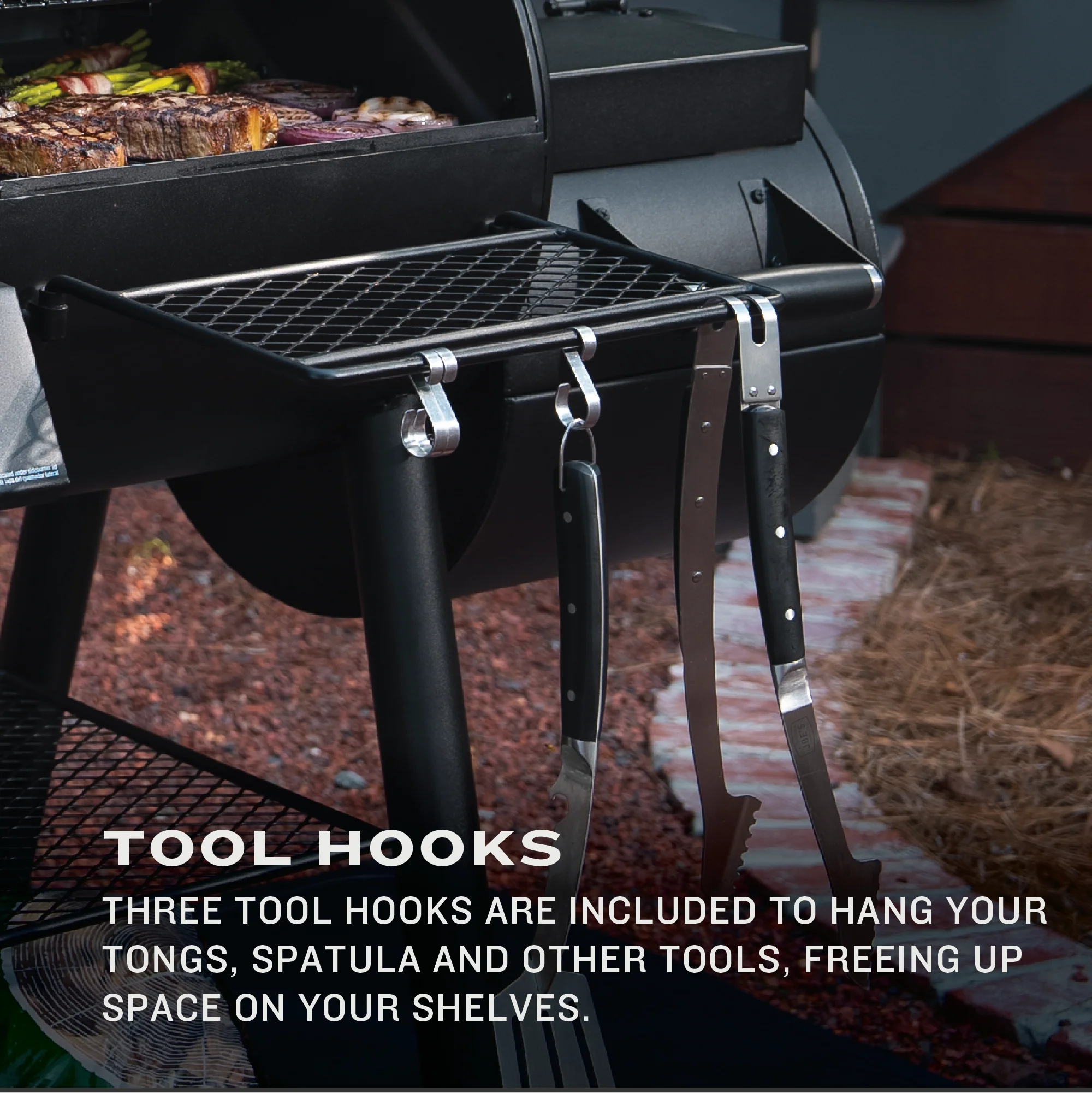Canyon Combo DLX Gas Grill & Offset Smoker - Image 11
