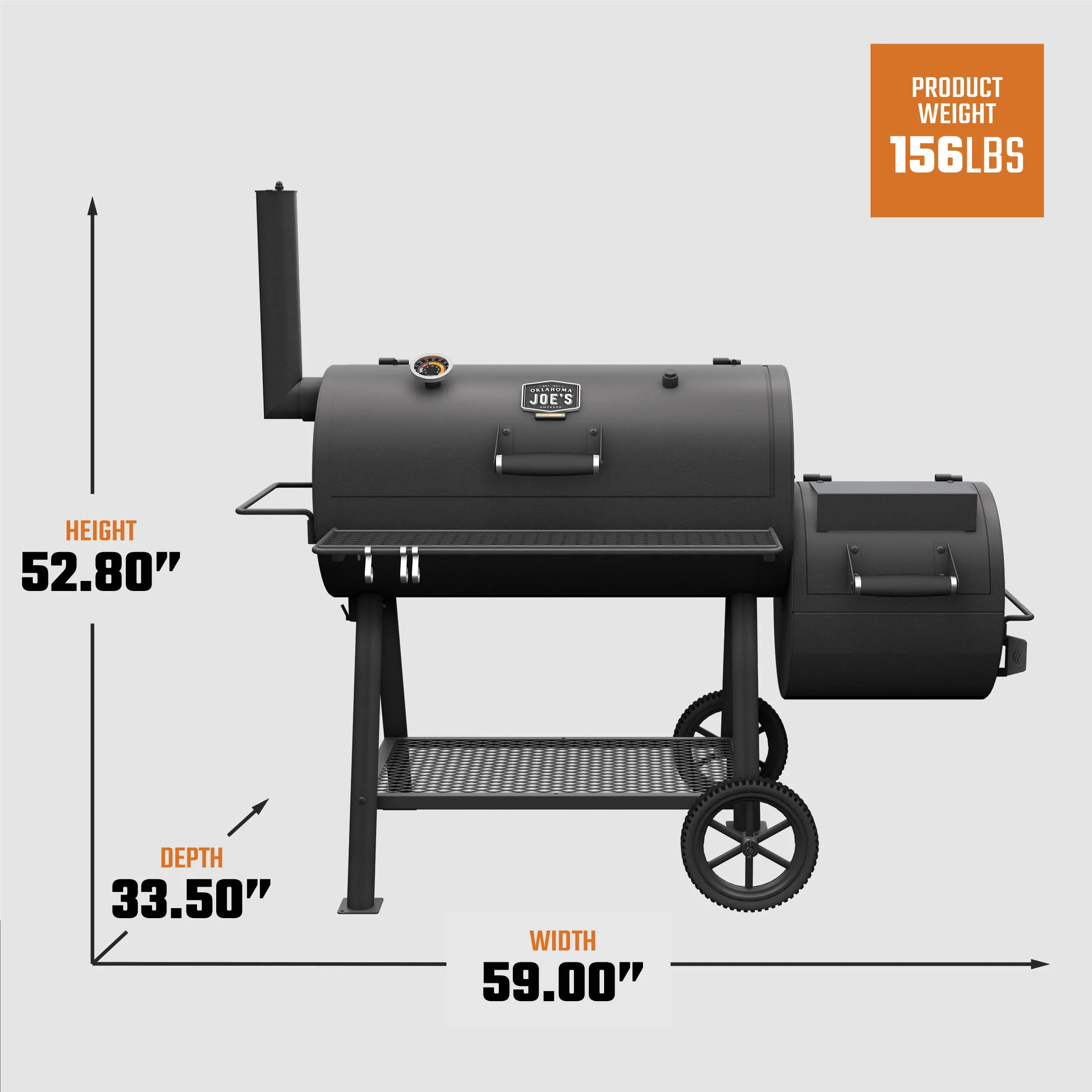 Highland Classic Offset Smoker & Grill - Image 8