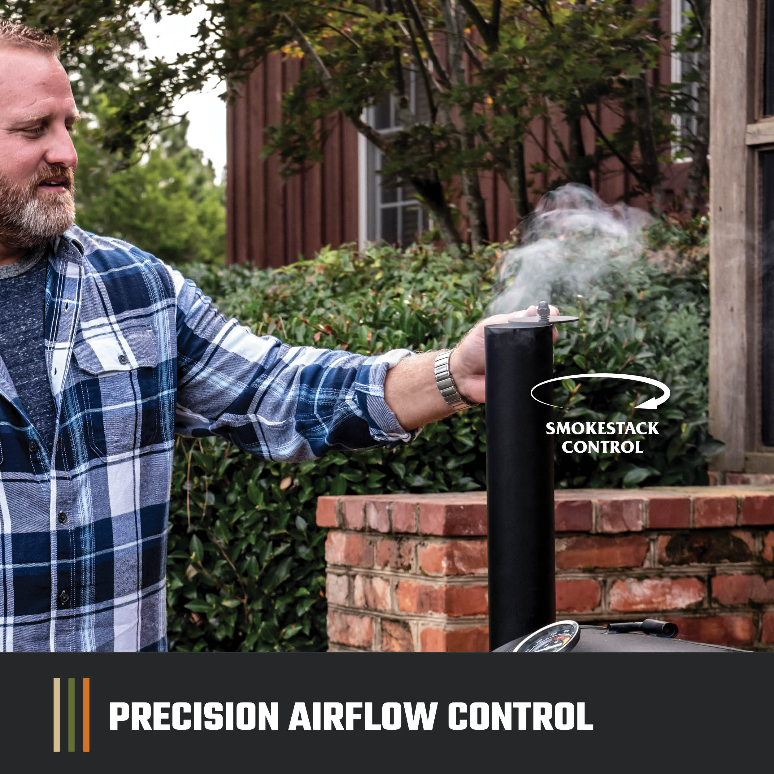 Highland Offset Reverse Flow Smoker & Grill - Image 5