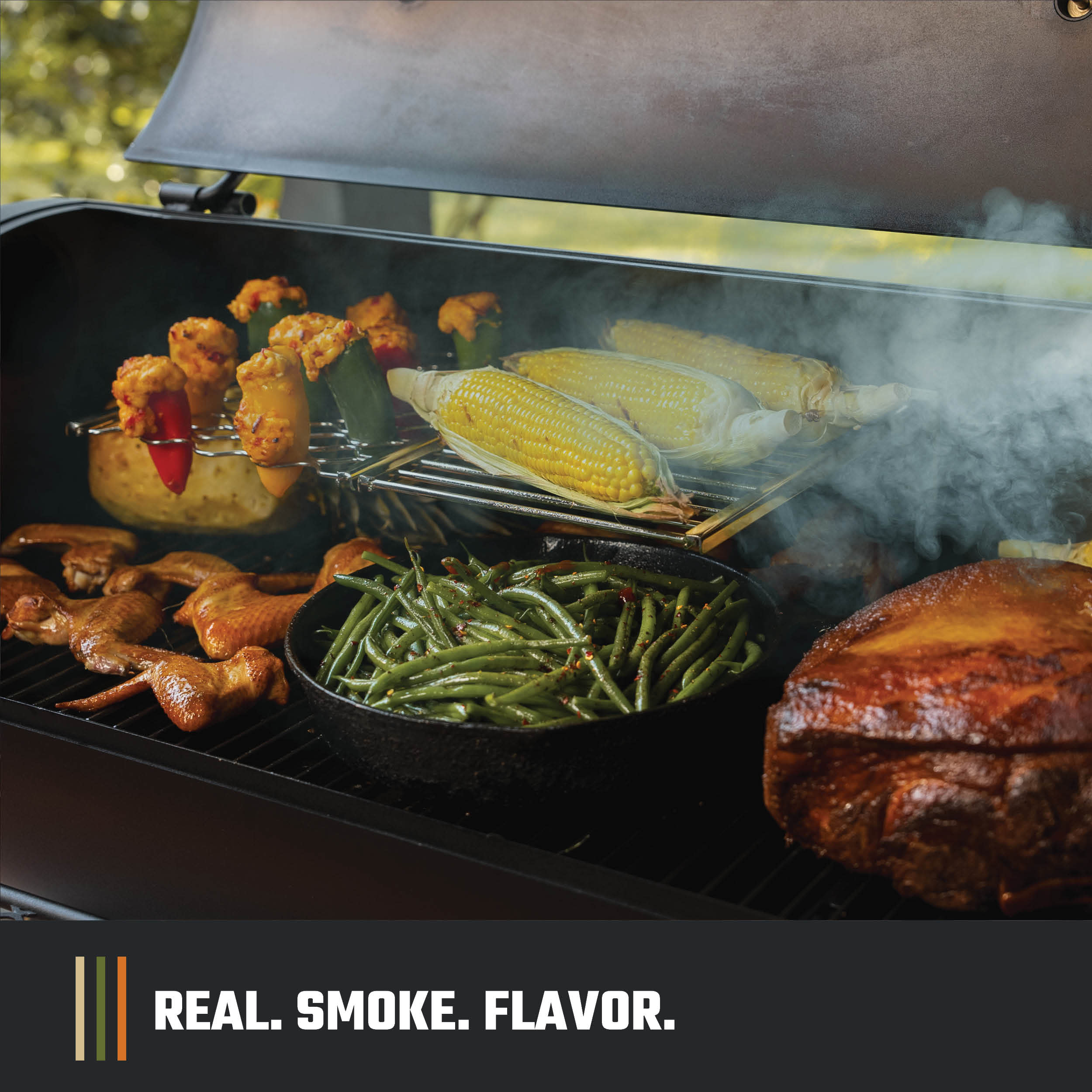 Highland Offset Reverse Flow Smoker & Grill - Image 7
