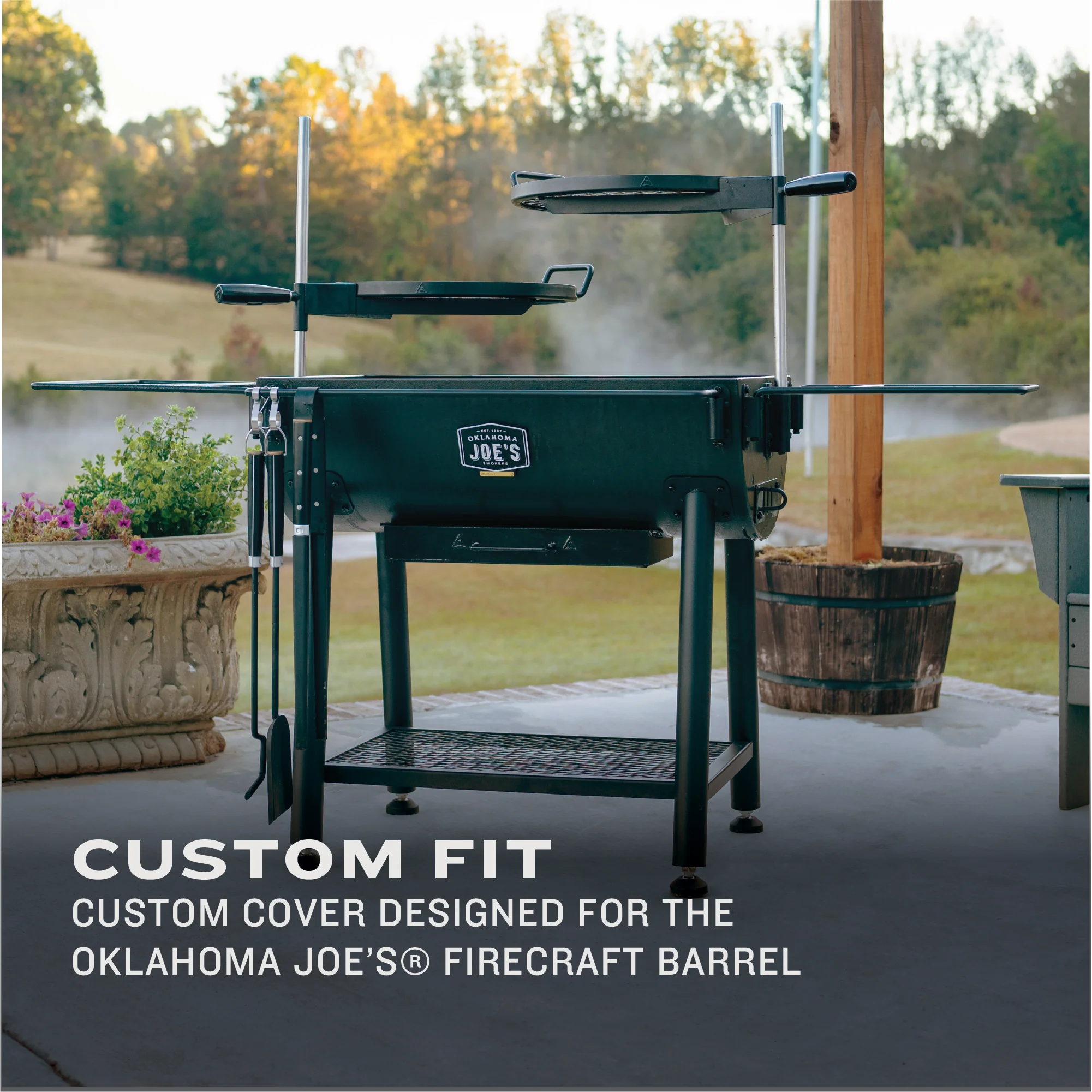 Oklahoma Joe's® Firecraft Series® Barrel Cover - Image 8