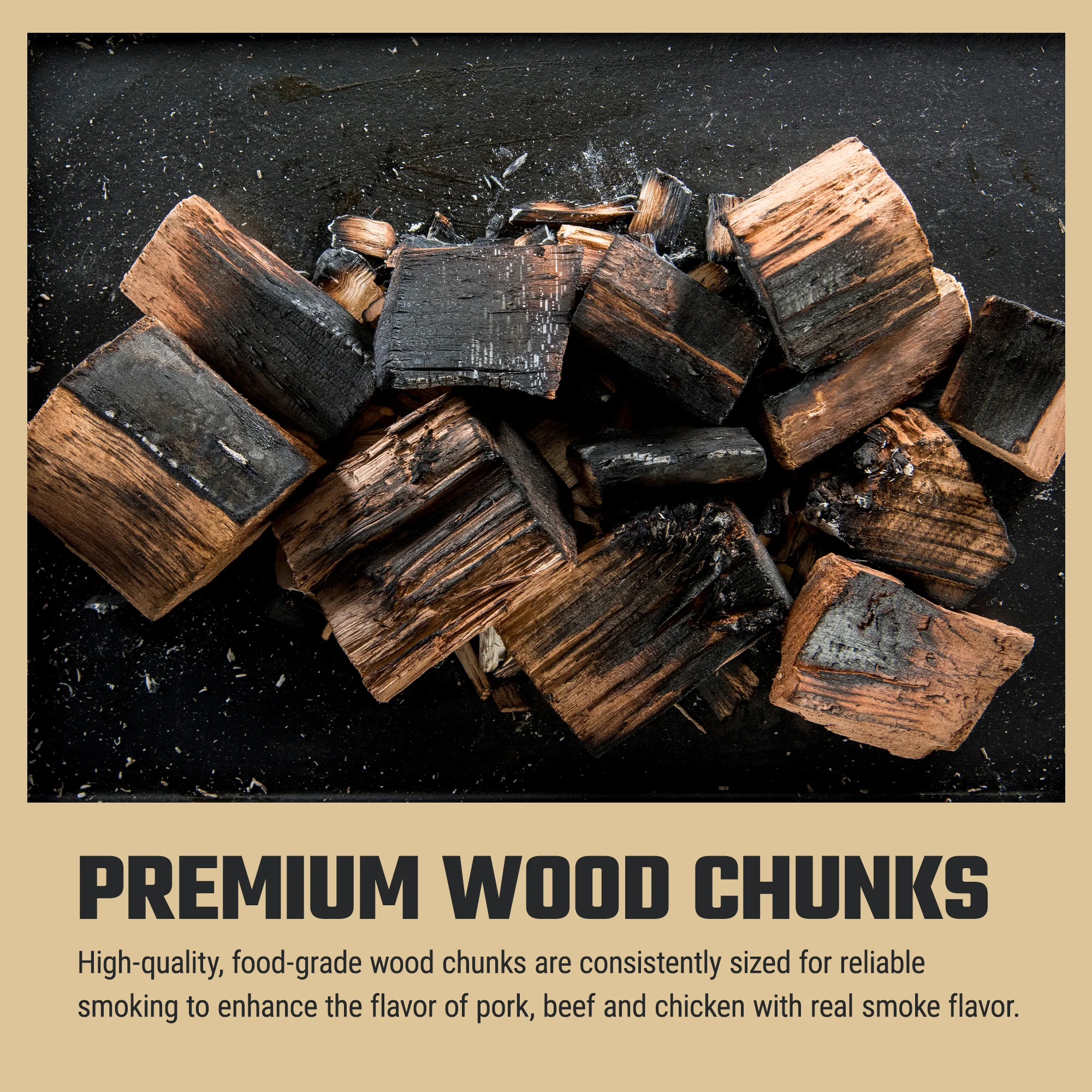 Oklahoma Joe's® Hickory Wood Chunks, 432 cu in bag - Image 6