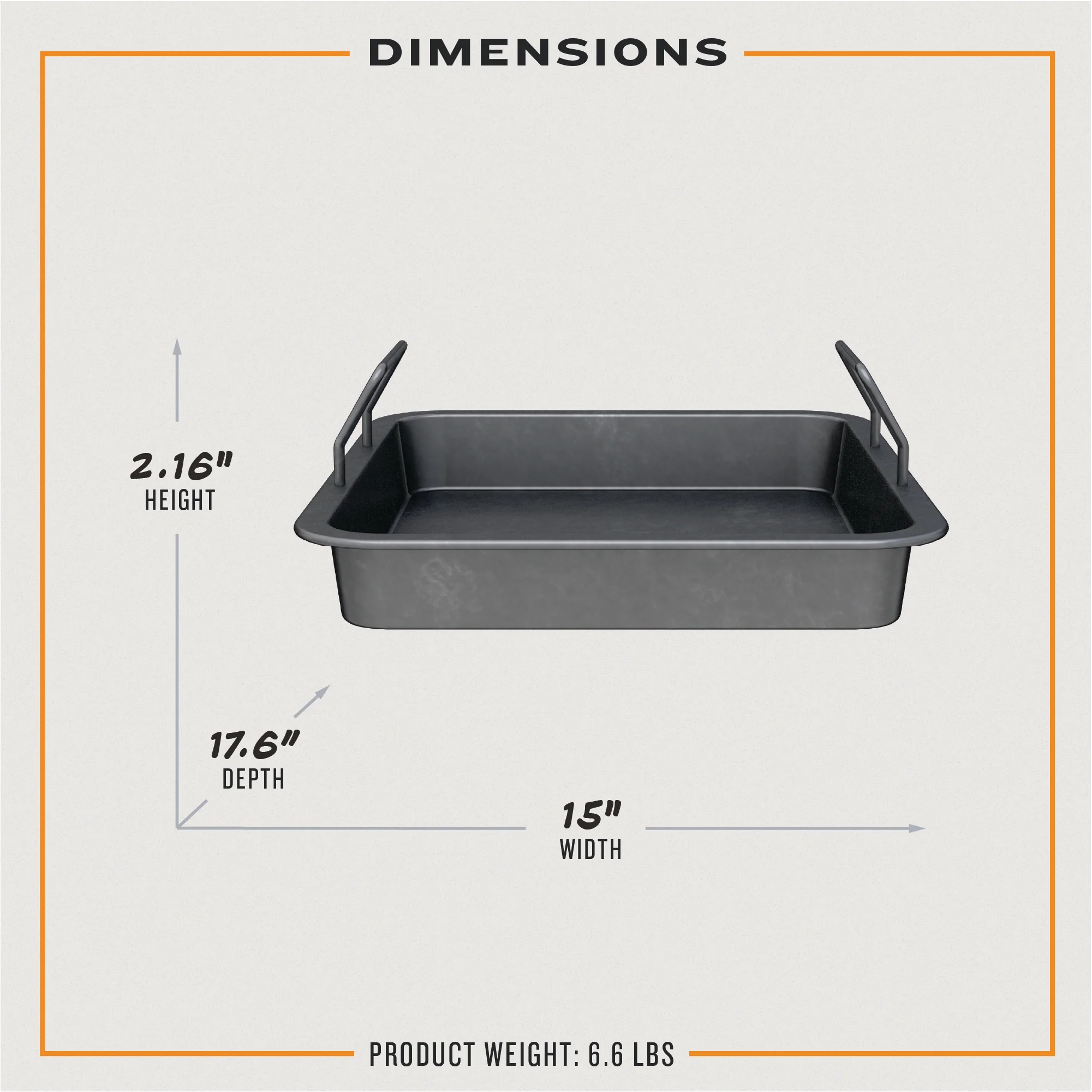 Oklahoma Joe's® Marshal Centerbox Deep Dish Pan - Image 5