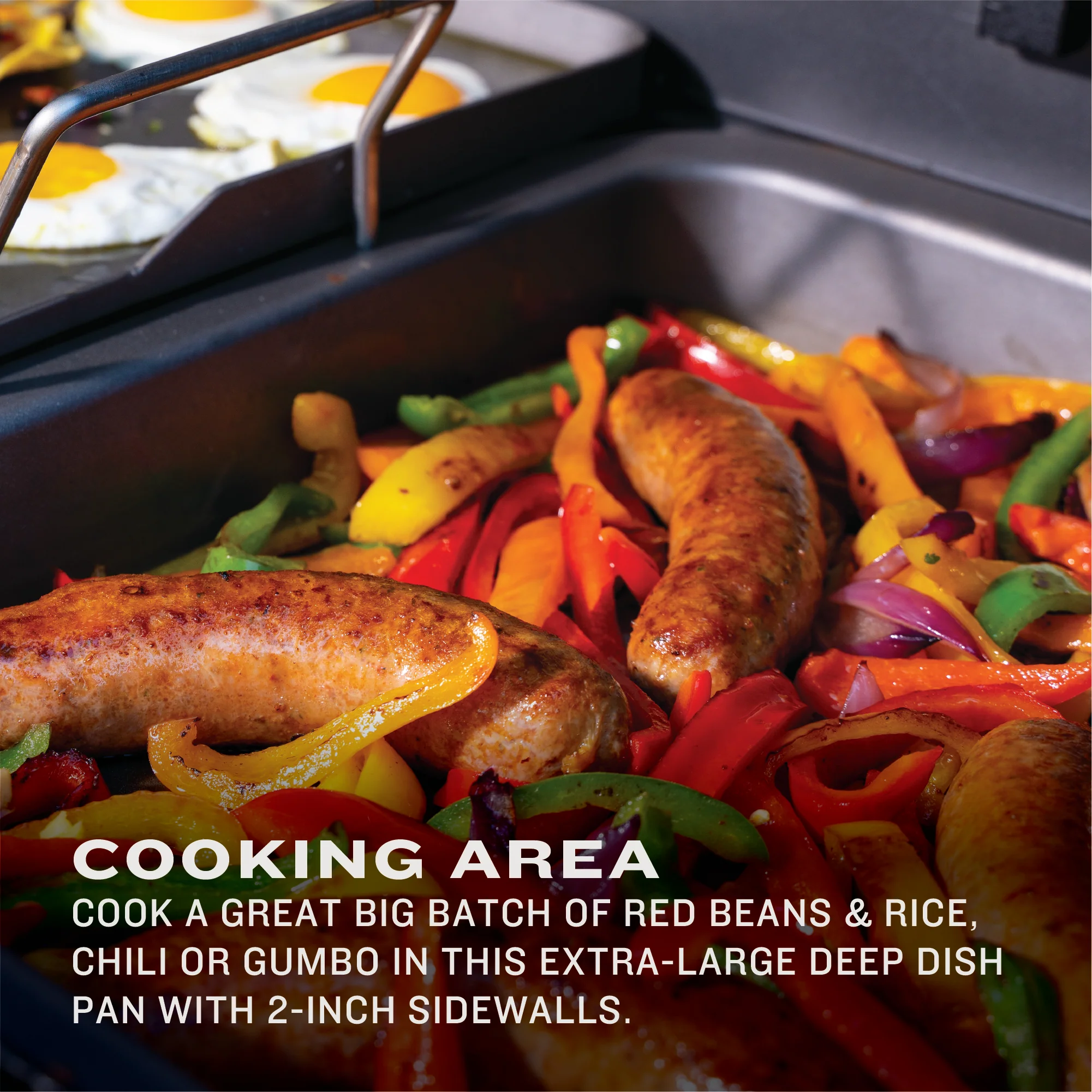 Oklahoma Joe's® Marshal Centerbox Deep Dish Pan - Image 6