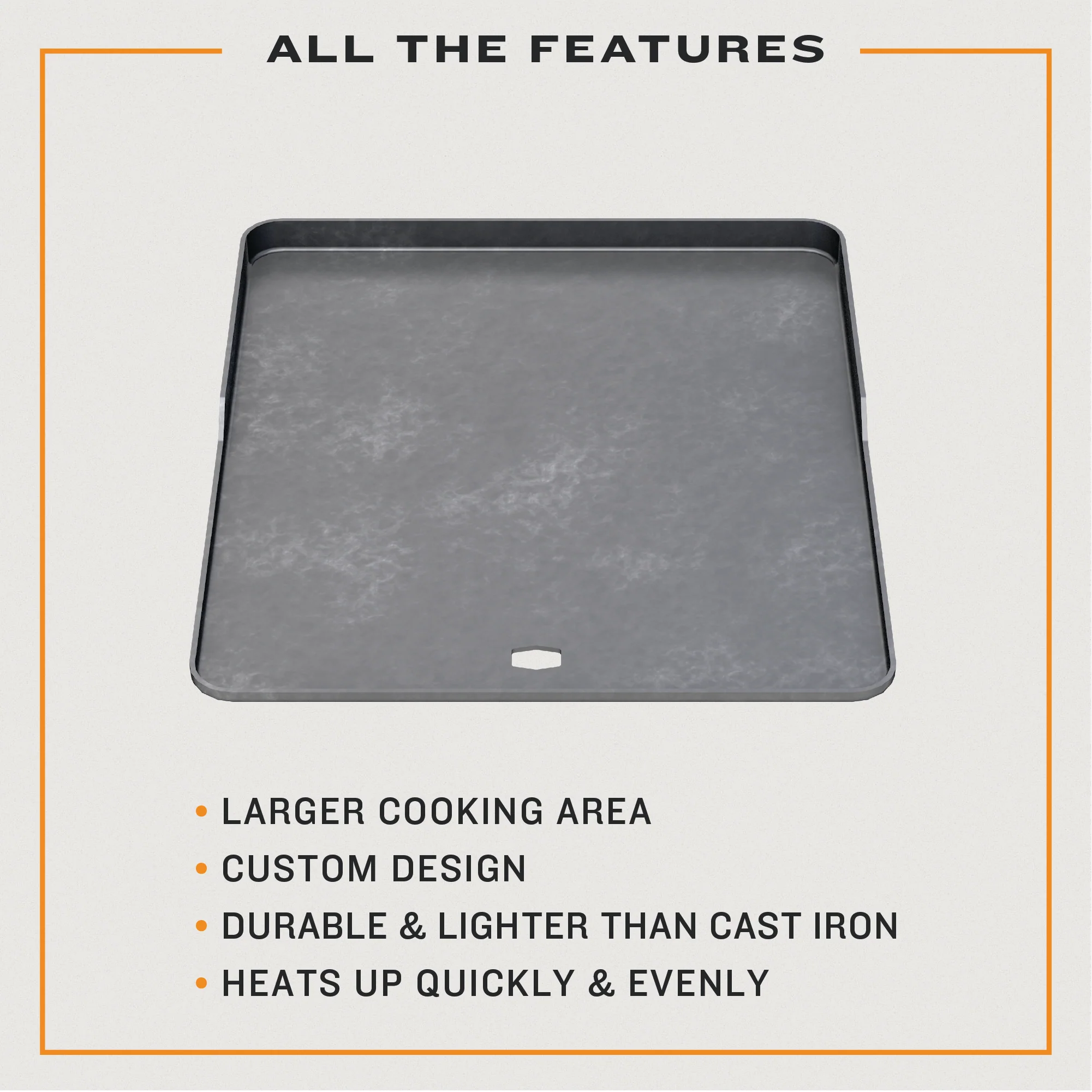 Oklahoma Joe's® Square Griddle & Pizza Steel - Image 5