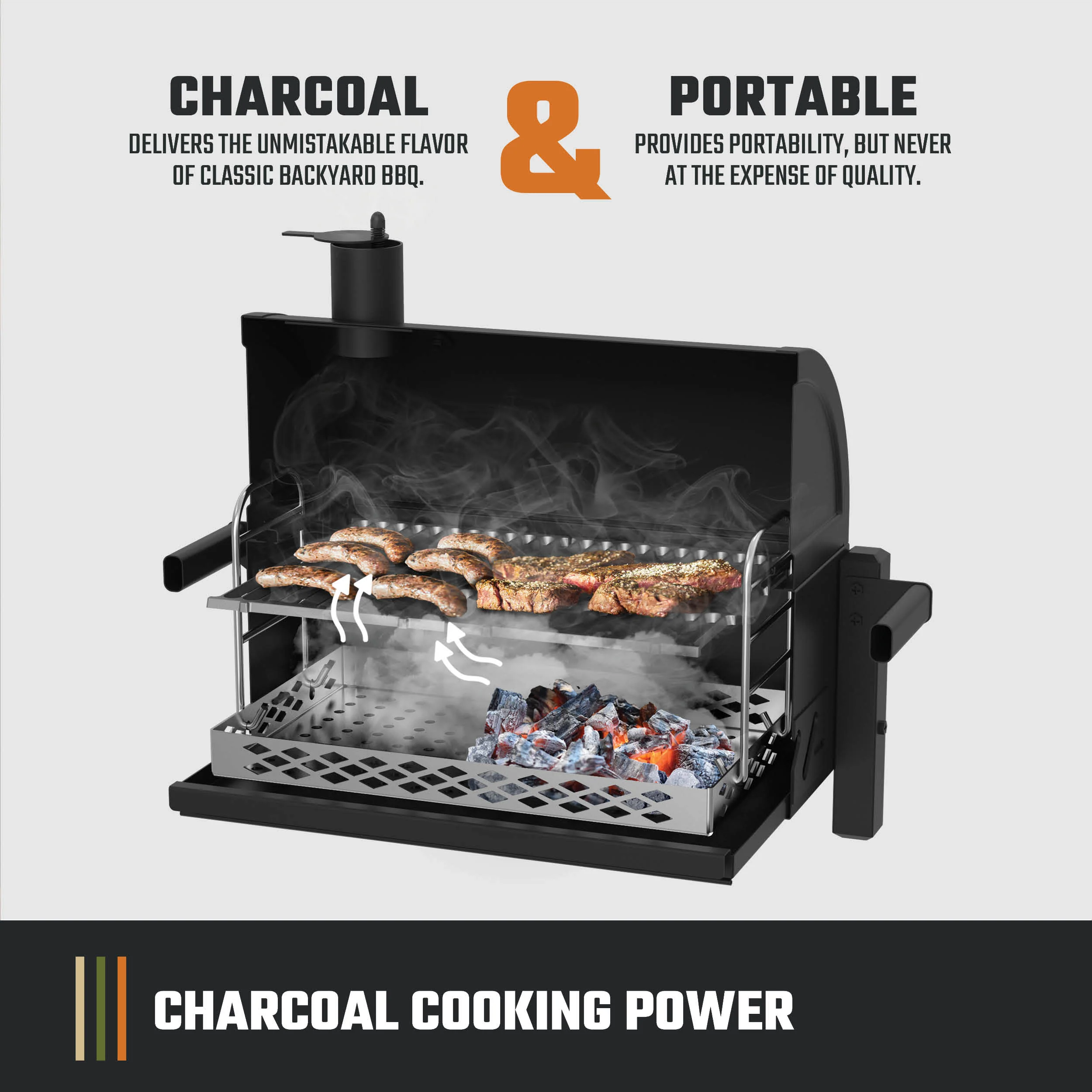Rambler Portable Tabletop Charcoal Grill - Image 4