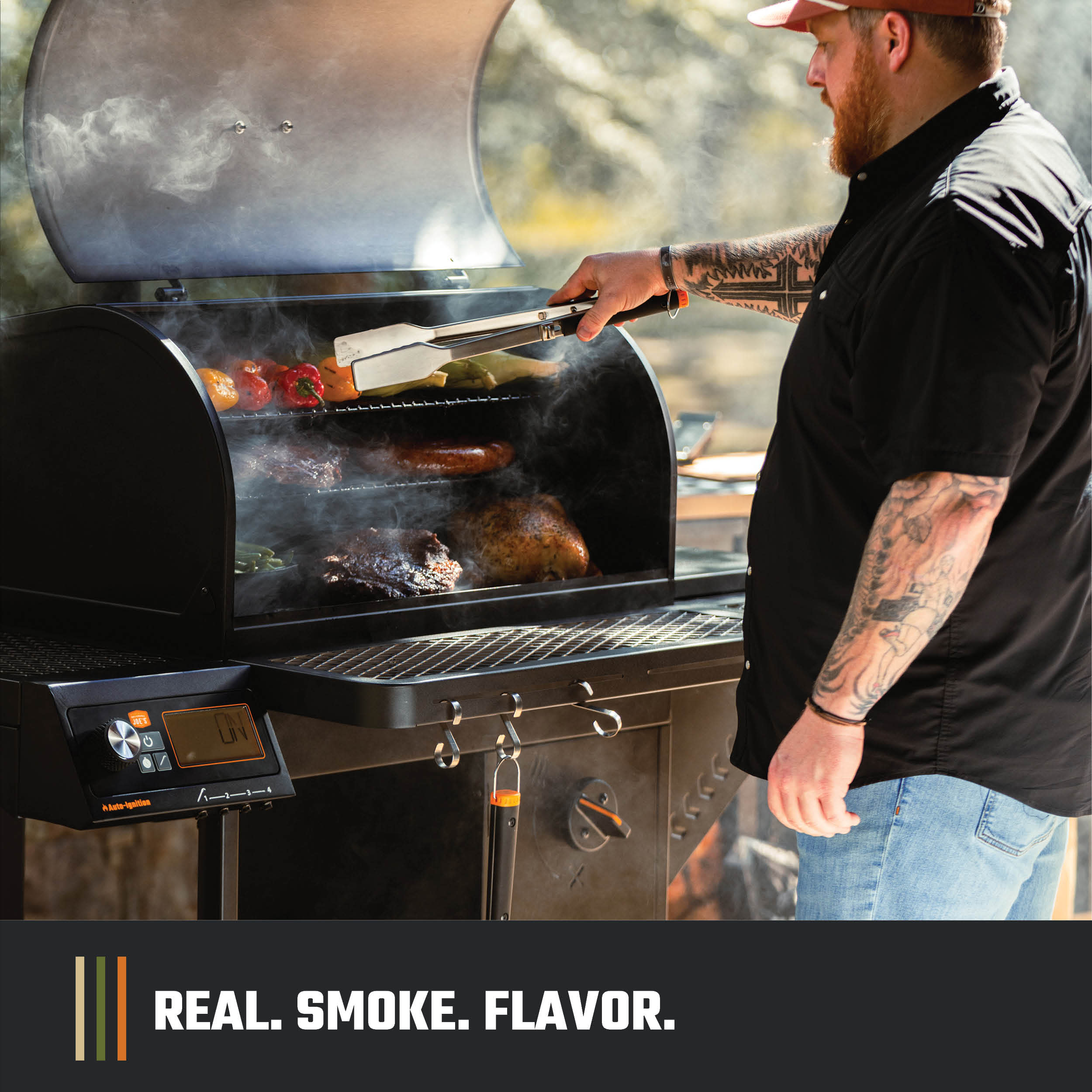 Tahoma® 1200A DLX Auto-Feed Charcoal Smoker & Grill + Wi-Fi® - Image 8