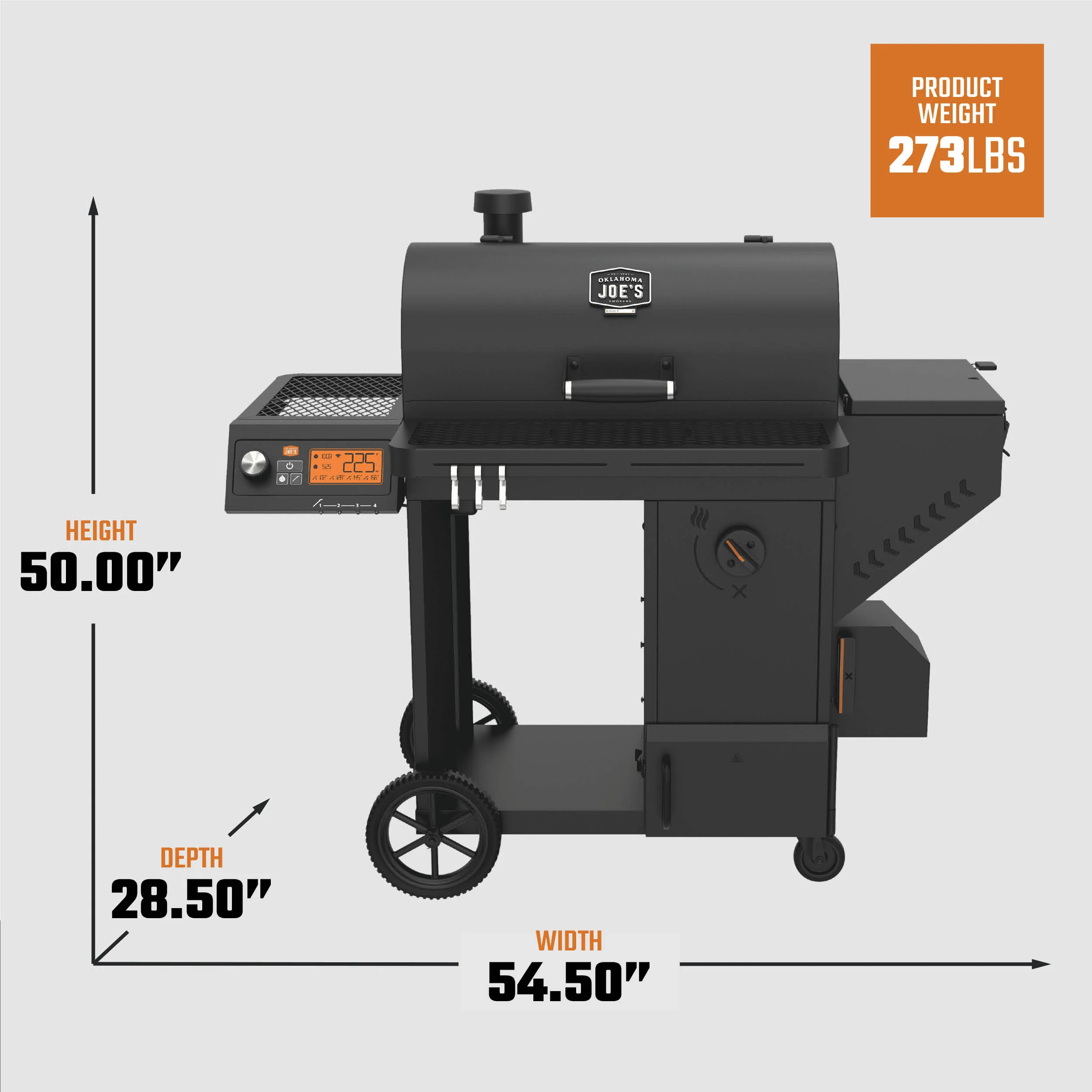 Tahoma® 900 Auto-Feed Charcoal Smoker & Grill + Wi-Fi® - Image 9