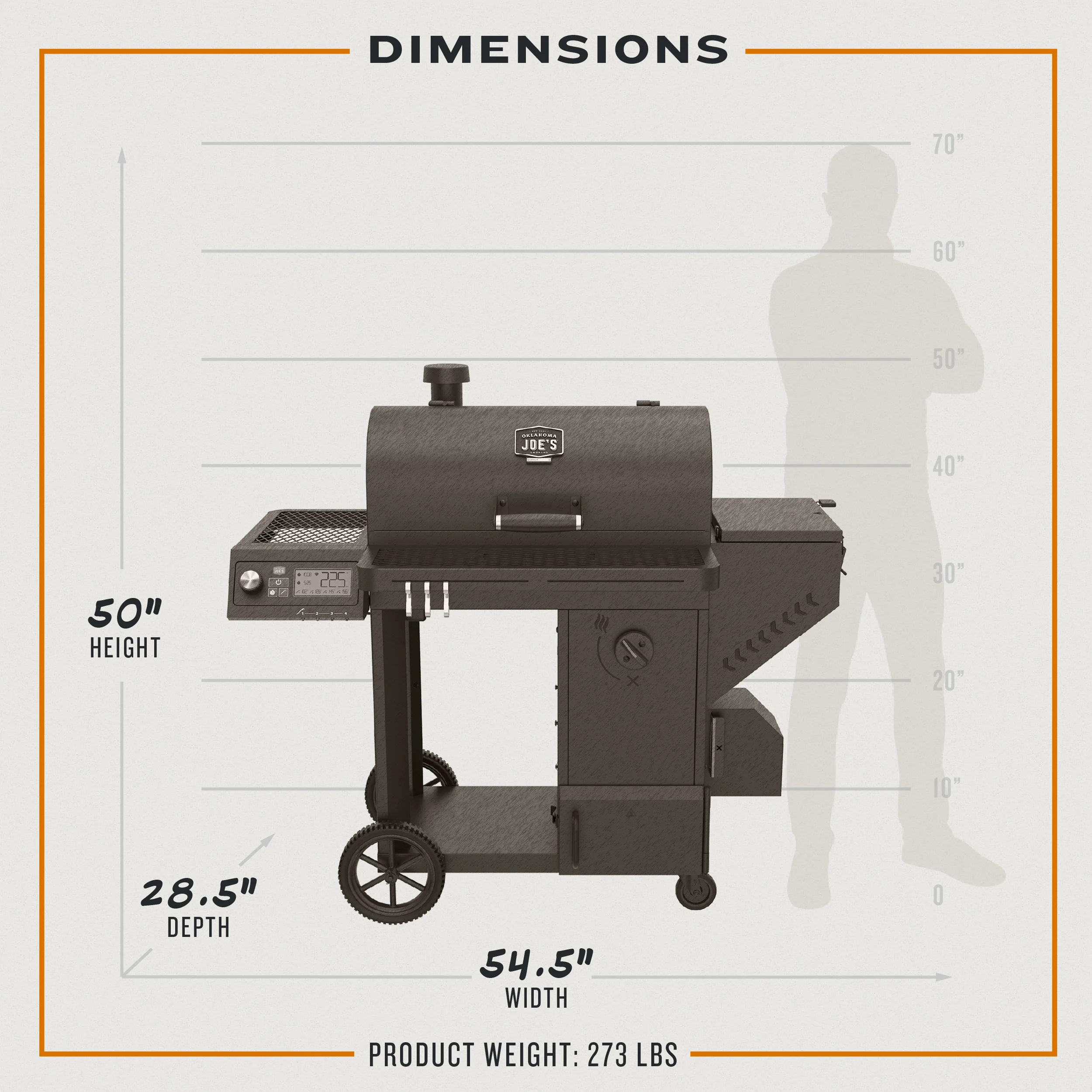 Tahoma® 900 Auto-Feed Charcoal Smoker & Grill + Wi-Fi® - Image 7