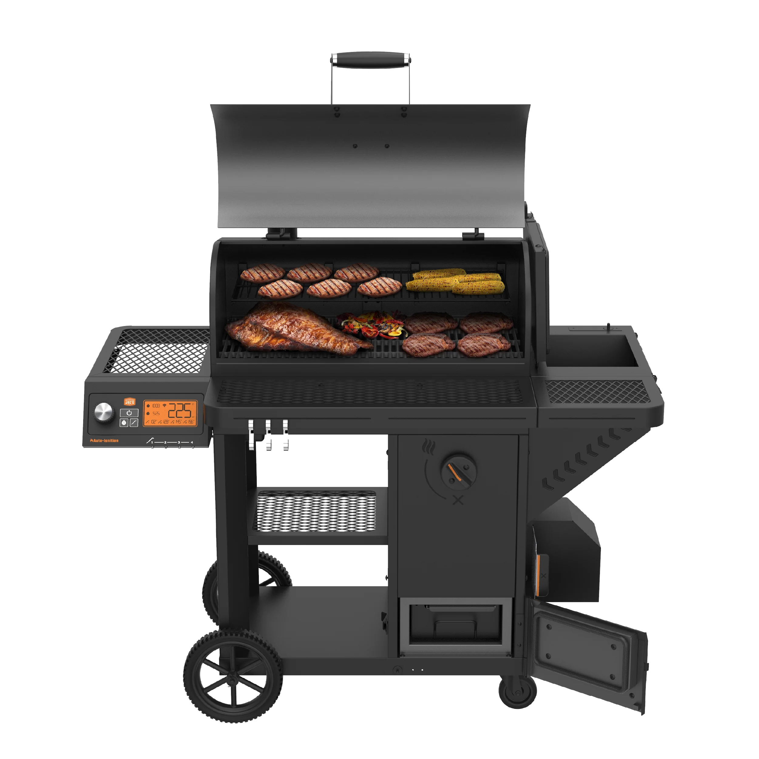 Tahoma® 900A DLX Auto-Feed Charcoal Smoker & Grill + Wi-Fi® - Image 4